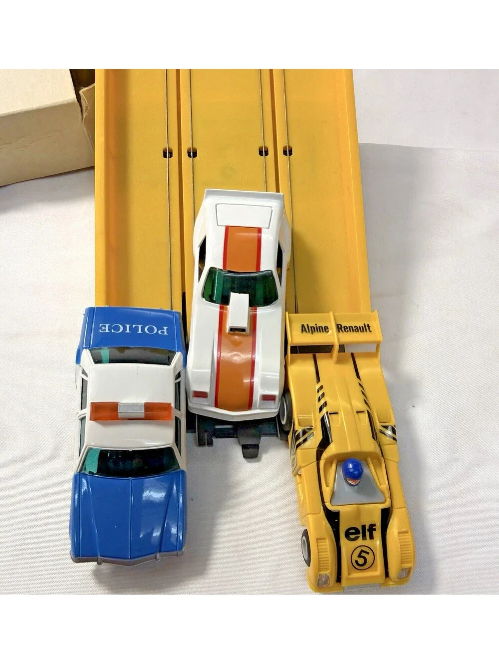 Vintage 1978 Matchbox Speed Tracks Race & Chase Set With Three Cars Tested